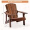 Costway 110 LBS Capacity Kid's Adirondack Chair Patio Wood High Backrest Arm Rest